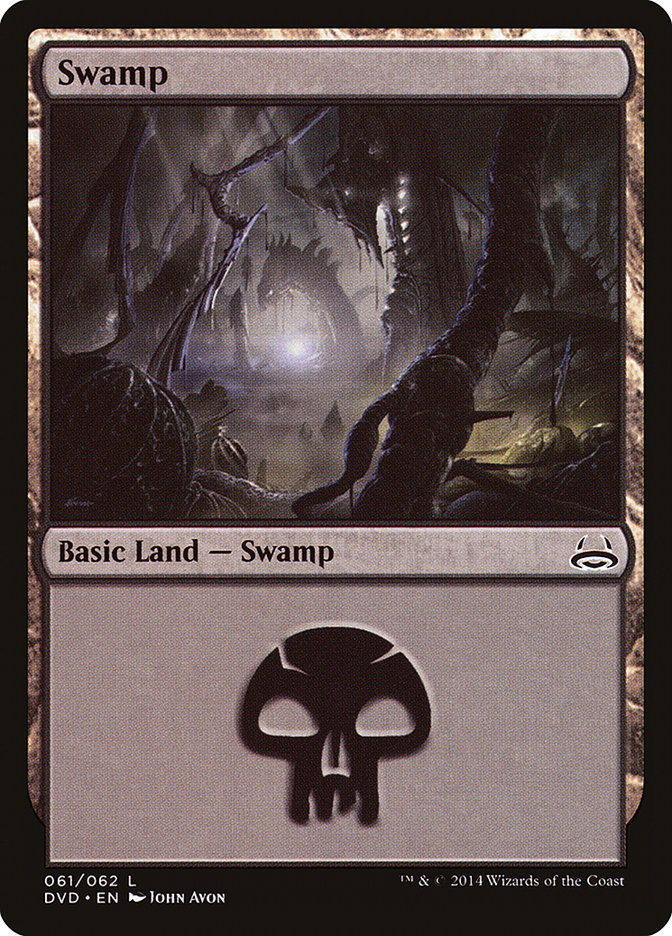 Swamp (61) (Divine vs. Demonic) [Duel Decks Anthology] | Card Merchant Takapuna