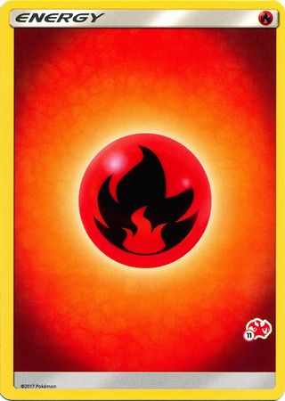 Fire Energy (Charizard Stamp #11) [Battle Academy 2020] | Card Merchant Takapuna