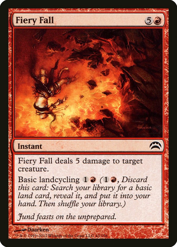 Fiery Fall [Planechase 2012] | Card Merchant Takapuna