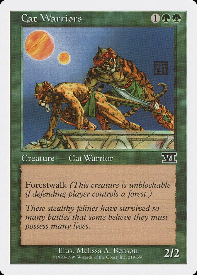 Cat Warriors [Classic Sixth Edition] | Card Merchant Takapuna