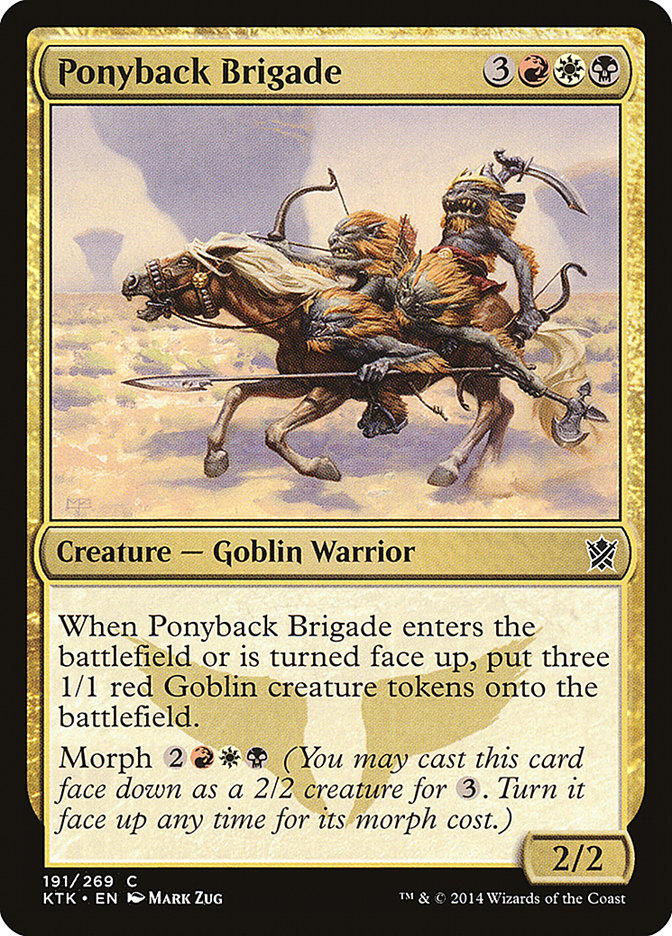 Ponyback Brigade [Khans of Tarkir] | Card Merchant Takapuna