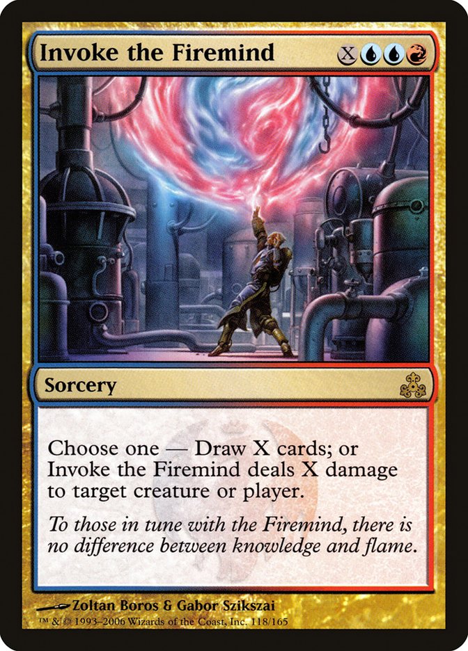 Invoke the Firemind [Guildpact] | Card Merchant Takapuna