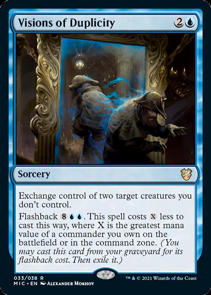 Visions of Duplicity [Innistrad: Midnight Hunt Commander] | Card Merchant Takapuna