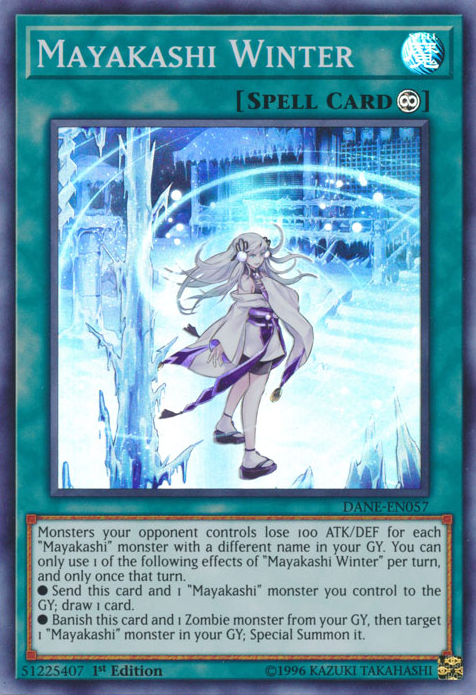 Mayakashi Winter [DANE-EN057] Super Rare | Card Merchant Takapuna