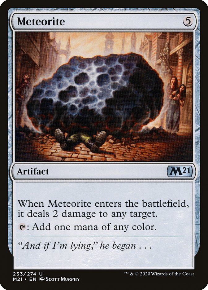 Meteorite [Core Set 2021] | Card Merchant Takapuna