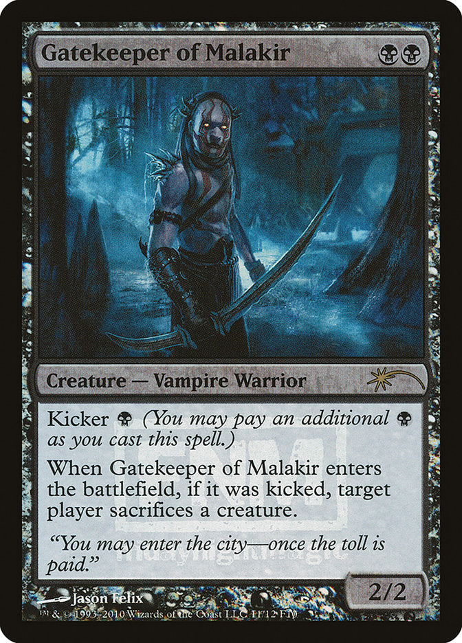 Gatekeeper of Malakir [Friday Night Magic 2010] | Card Merchant Takapuna