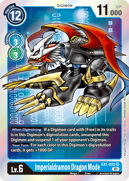 Imperialdramon Dragon Mode [EX1-022] [Classic Collection] | Card Merchant Takapuna