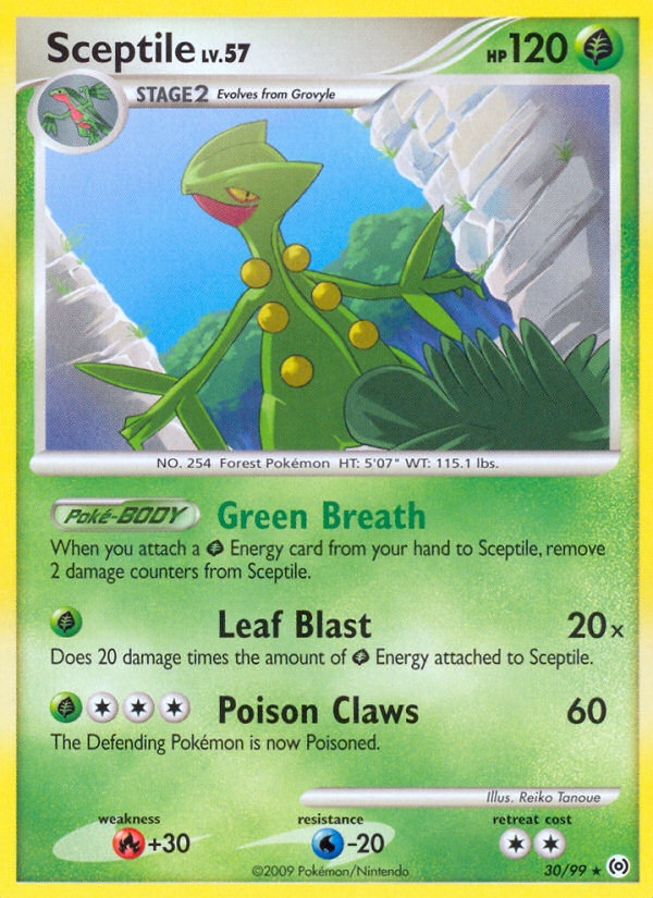 Sceptile (30/99) [Platinum: Arceus] | Card Merchant Takapuna