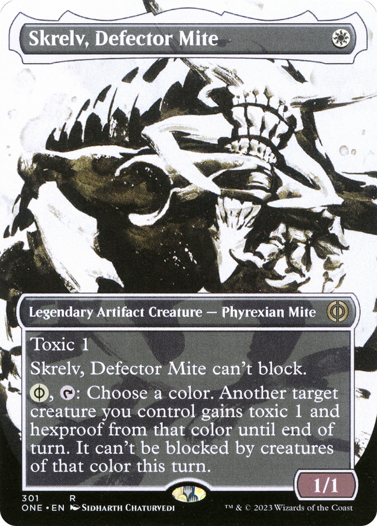 Skrelv, Defector Mite (Borderless Ichor) [Phyrexia: All Will Be One] | Card Merchant Takapuna