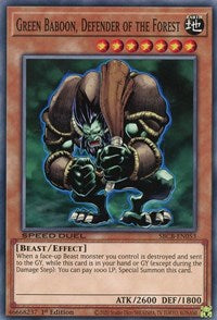 Green Baboon, Defender of the Forest [SBCB-EN053] Common | Card Merchant Takapuna