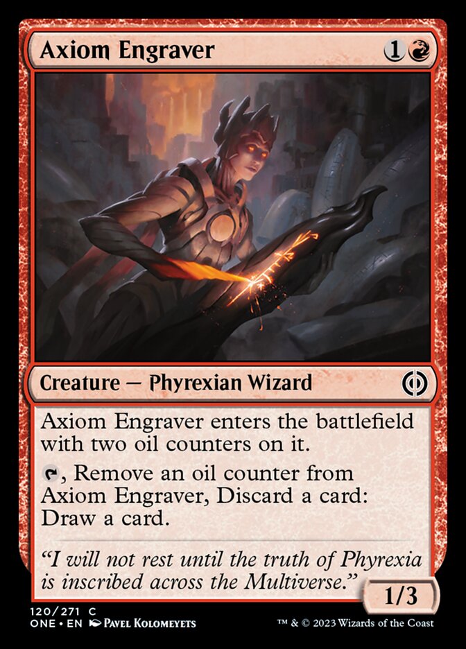 Axiom Engraver [Phyrexia: All Will Be One] | Card Merchant Takapuna