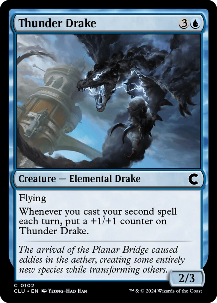 Thunder Drake [Ravnica: Clue Edition] | Card Merchant Takapuna