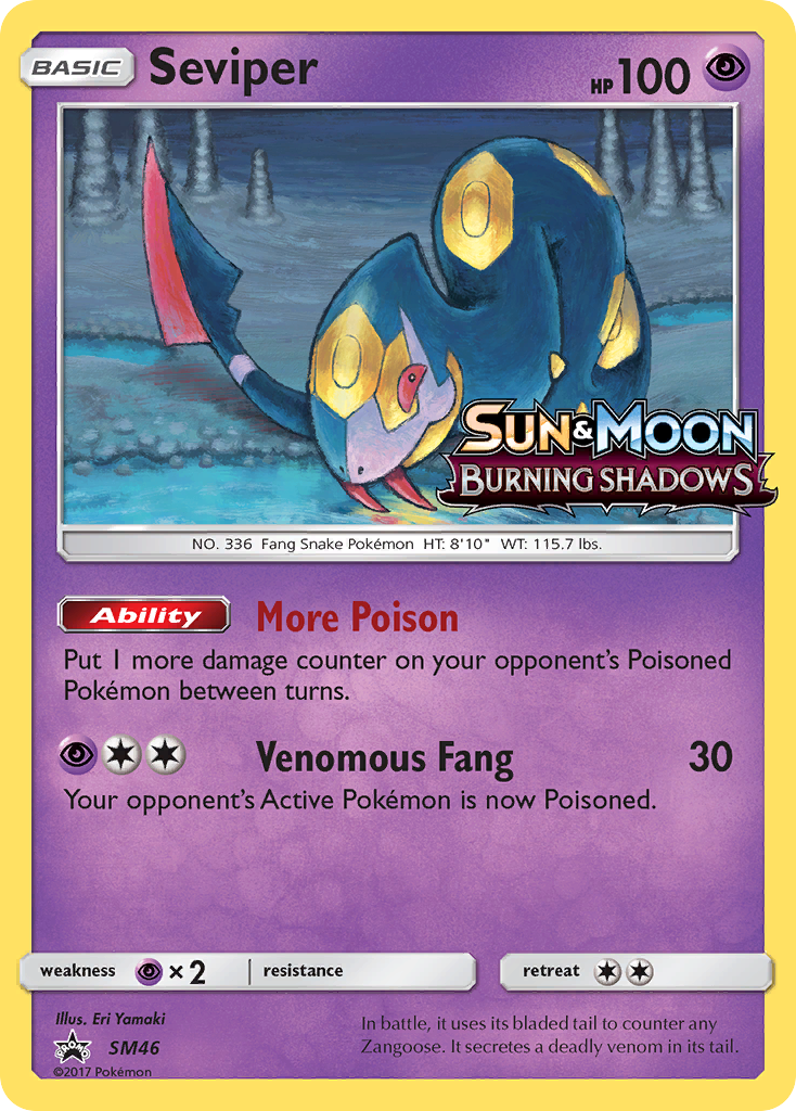 Seviper (SM46) [Sun & Moon: Black Star Promos] | Card Merchant Takapuna