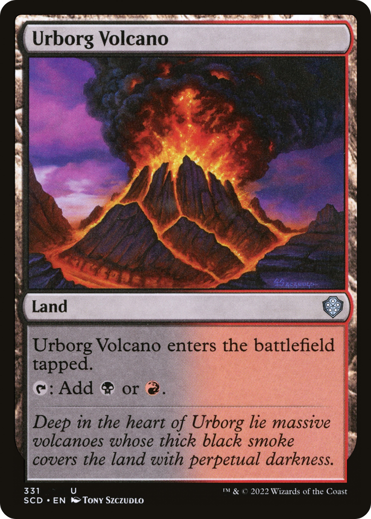 Urborg Volcano [Starter Commander Decks] | Card Merchant Takapuna