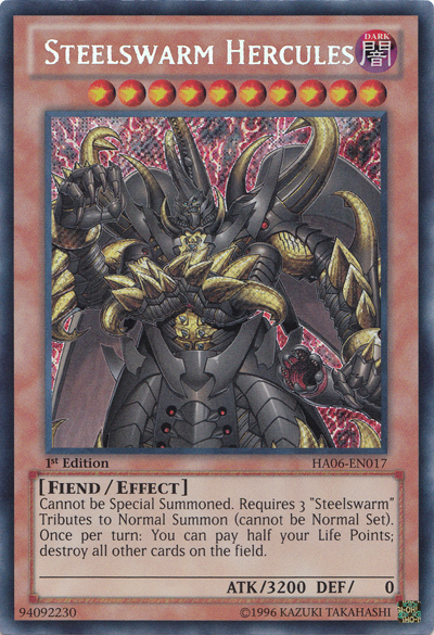 Steelswarm Hercules [HA06-EN017] Secret Rare | Card Merchant Takapuna