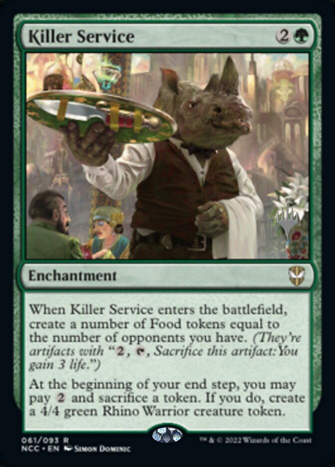 Killer Service (Promo Pack) [Streets of New Capenna Commander Promos] | Card Merchant Takapuna