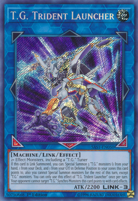 T.G. Trident Launcher [SAST-EN050] Secret Rare | Card Merchant Takapuna