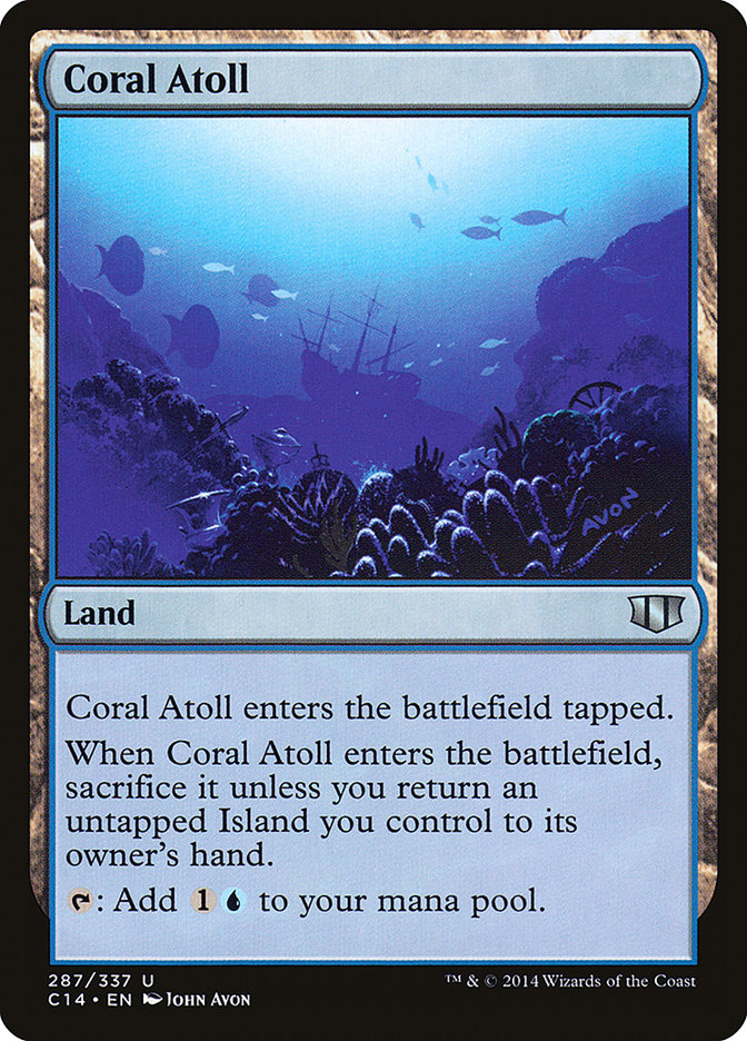 Coral Atoll [Commander 2014] | Card Merchant Takapuna