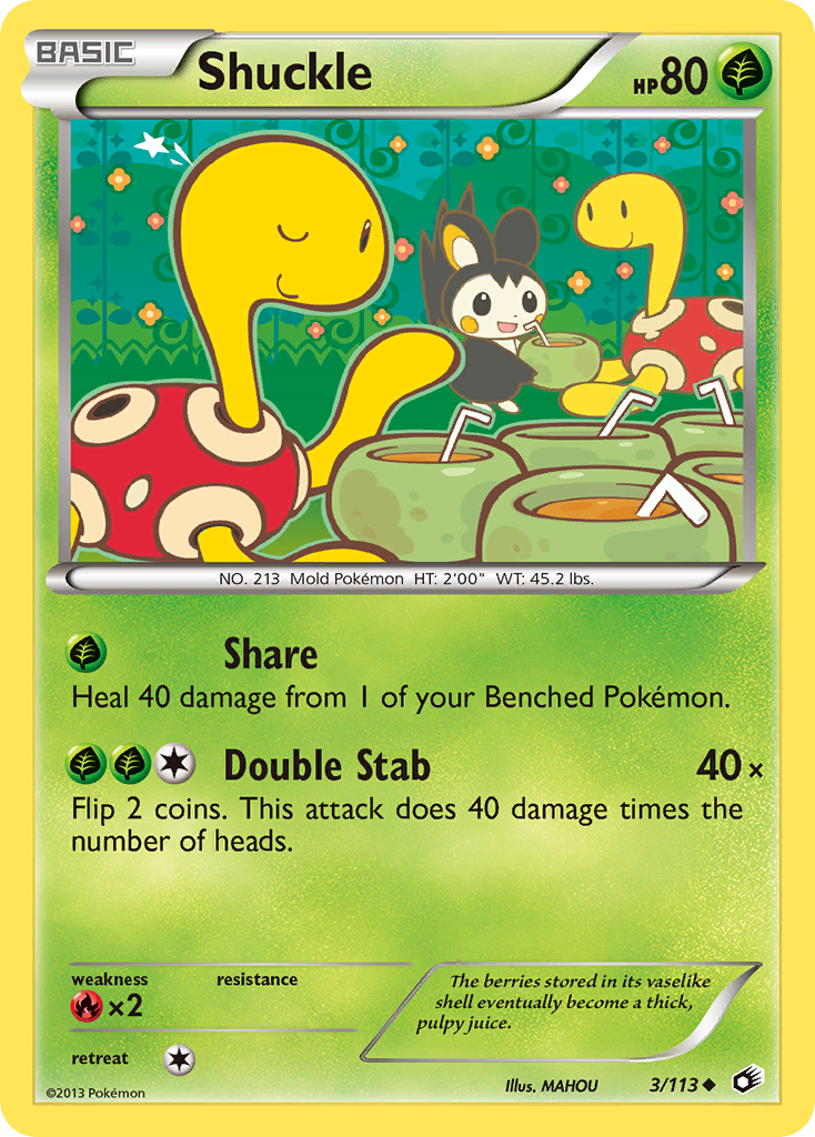 Shuckle (3/113) [Black & White: Legendary Treasures] | Card Merchant Takapuna