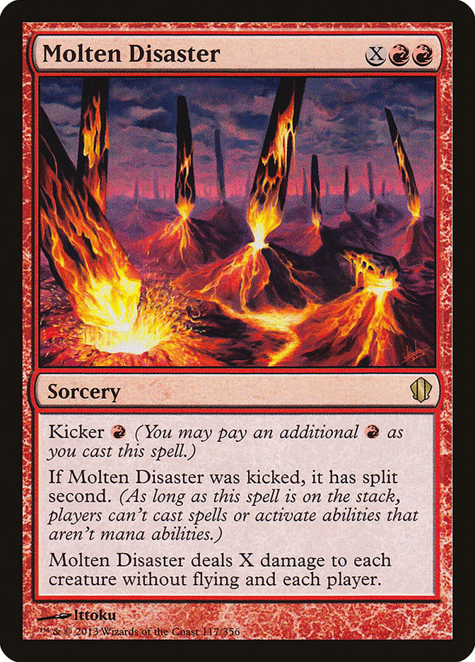 Molten Disaster [Commander 2013] | Card Merchant Takapuna