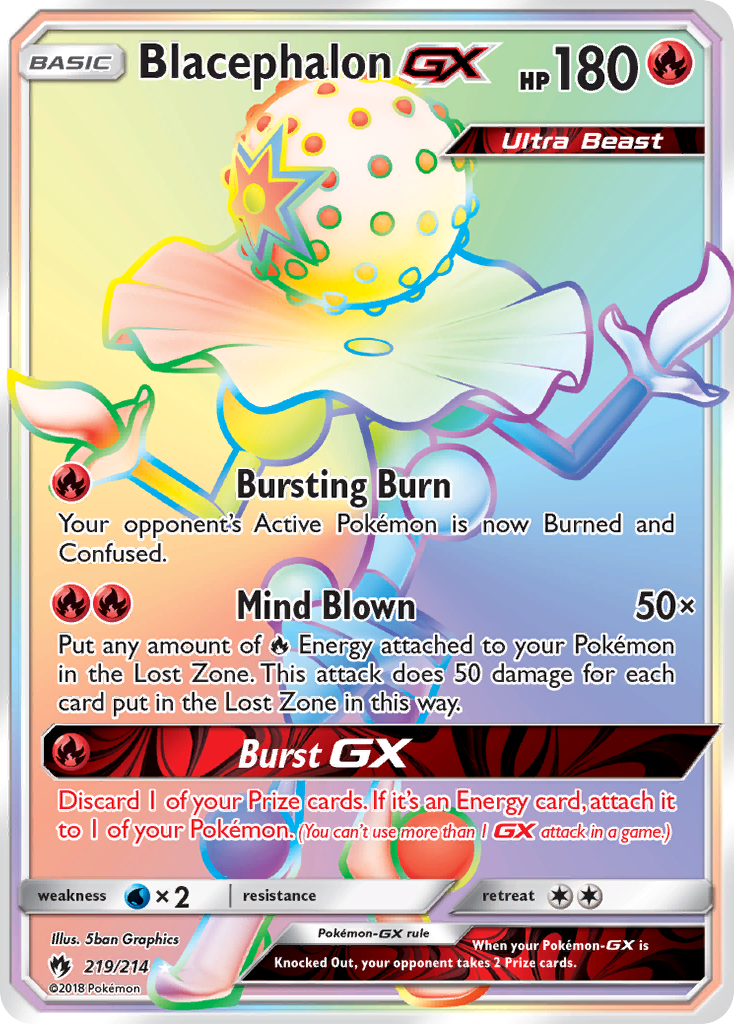 Blacephalon GX (219/214) [Sun & Moon: Lost Thunder] | Card Merchant Takapuna