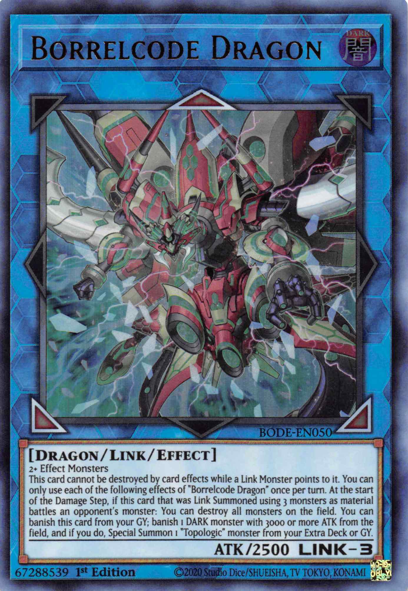 Borrelcode Dragon [BODE-EN050] Ultra Rare | Card Merchant Takapuna