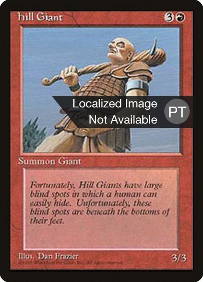 Hill Giant [Fourth Edition (Foreign Black Border)] | Card Merchant Takapuna