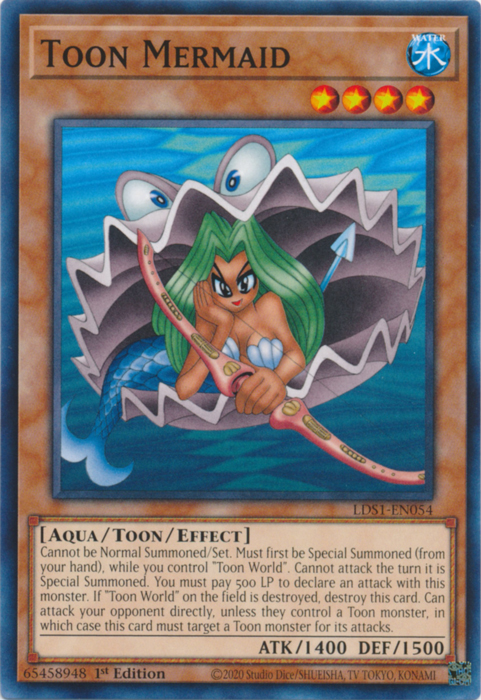 Toon Mermaid [LDS1-EN054] Common | Card Merchant Takapuna