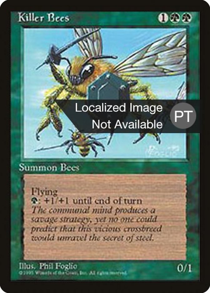 Killer Bees [Fourth Edition (Foreign Black Border)] | Card Merchant Takapuna