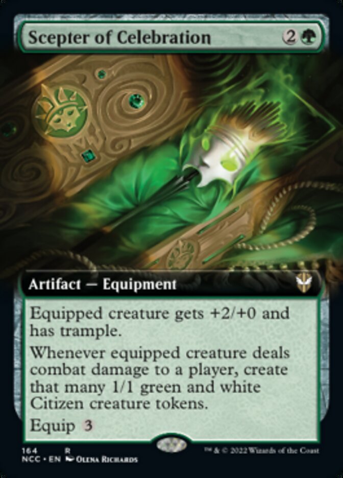 Scepter of Celebration (Extended Art) [Streets of New Capenna Commander] | Card Merchant Takapuna