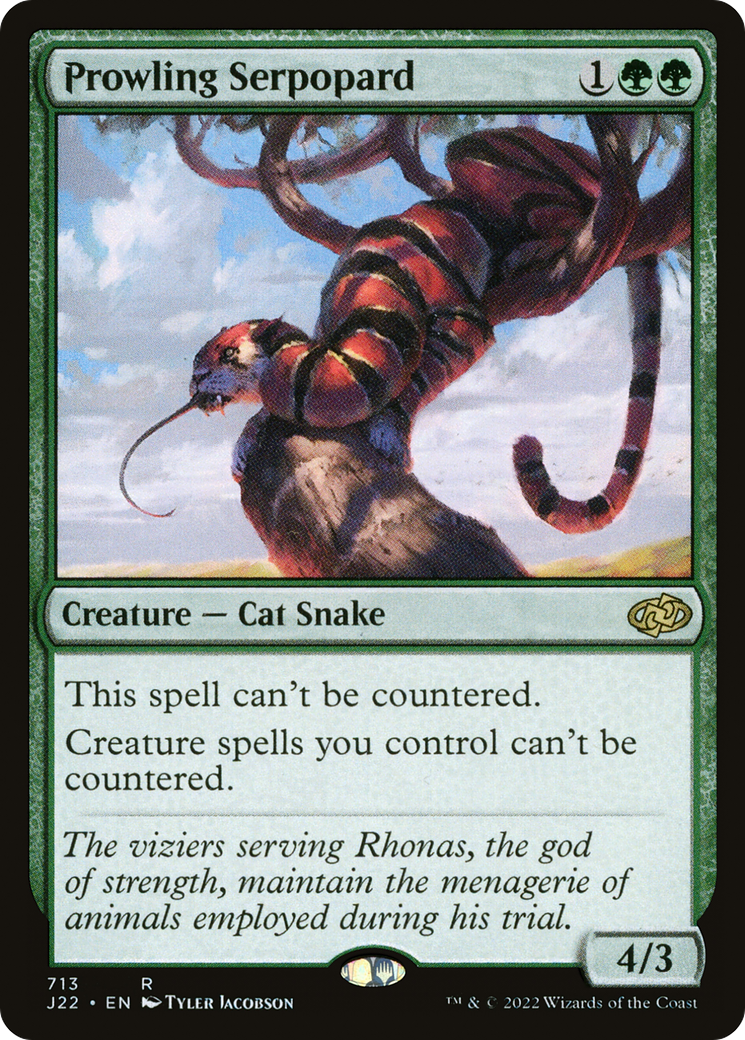 Prowling Serpopard [Jumpstart 2022] | Card Merchant Takapuna