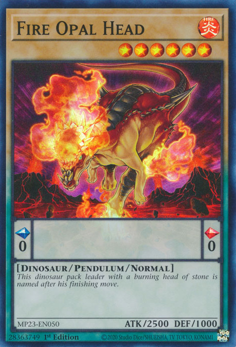 Fire Opal Head [MP23-EN050] Super Rare | Card Merchant Takapuna