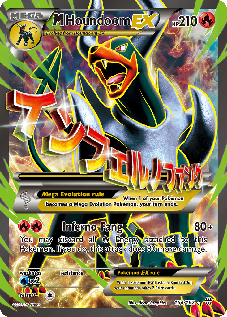 M Houndoom EX (154/162) [XY: BREAKthrough] | Card Merchant Takapuna