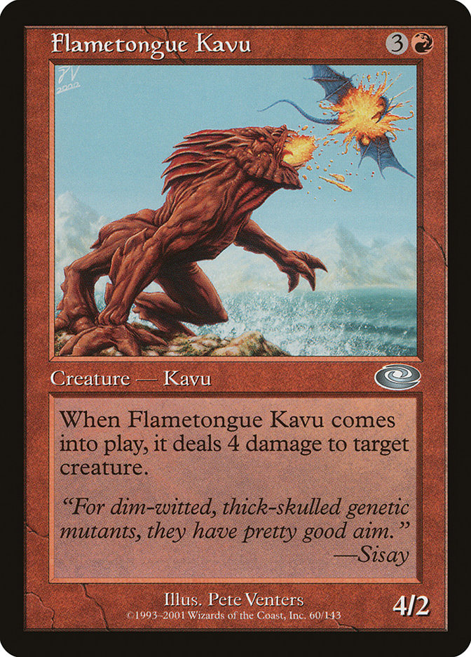 Flametongue Kavu [Planeshift] | Card Merchant Takapuna