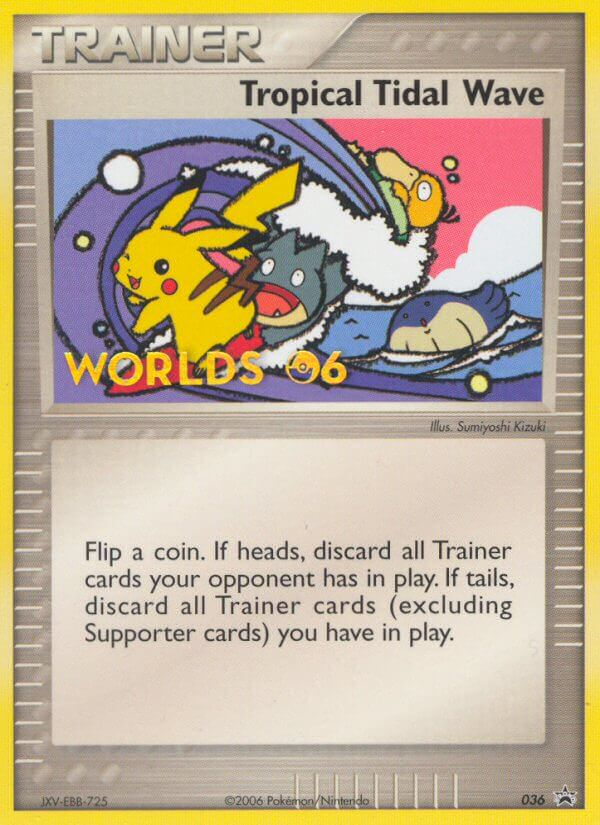 Tropical Tidal Wave (036) [Nintendo: Black Star Promos] | Card Merchant Takapuna