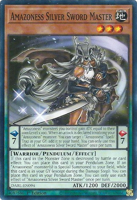 Amazoness Silver Sword Master [DABL-EN094] Common | Card Merchant Takapuna