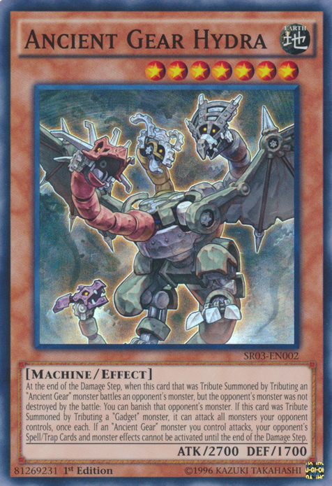 Ancient Gear Hydra [SR03-EN002] Super Rare | Card Merchant Takapuna