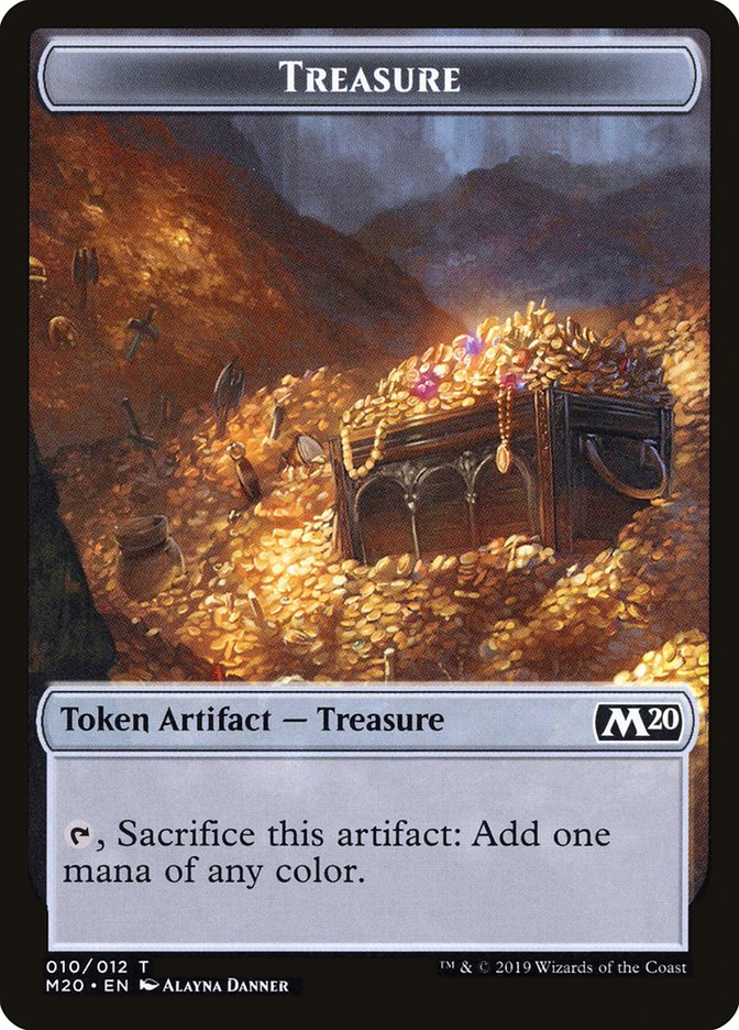 Treasure Token [Core Set 2020 Tokens] | Card Merchant Takapuna