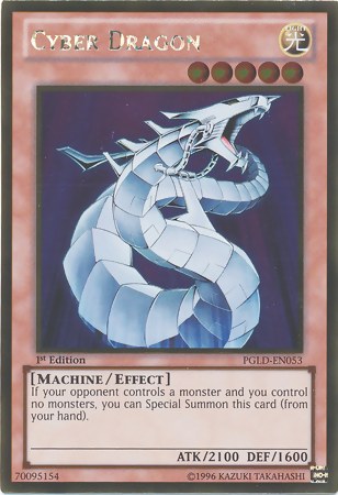 Cyber Dragon [PGLD-EN053] Gold Rare | Card Merchant Takapuna