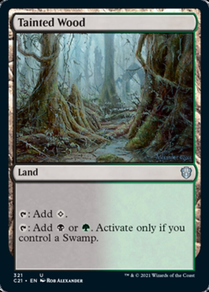 Tainted Wood [Commander 2021] | Card Merchant Takapuna