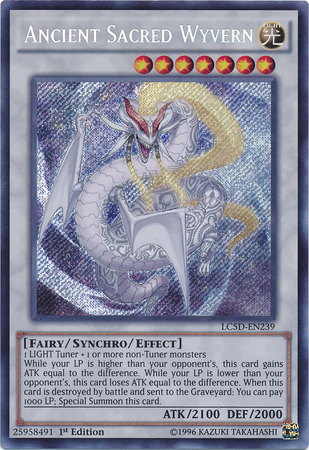 Ancient Sacred Wyvern [LC5D-EN239] Secret Rare | Card Merchant Takapuna