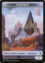 Angel Warrior // Construct Double-Sided Token [Zendikar Rising Tokens] | Card Merchant Takapuna