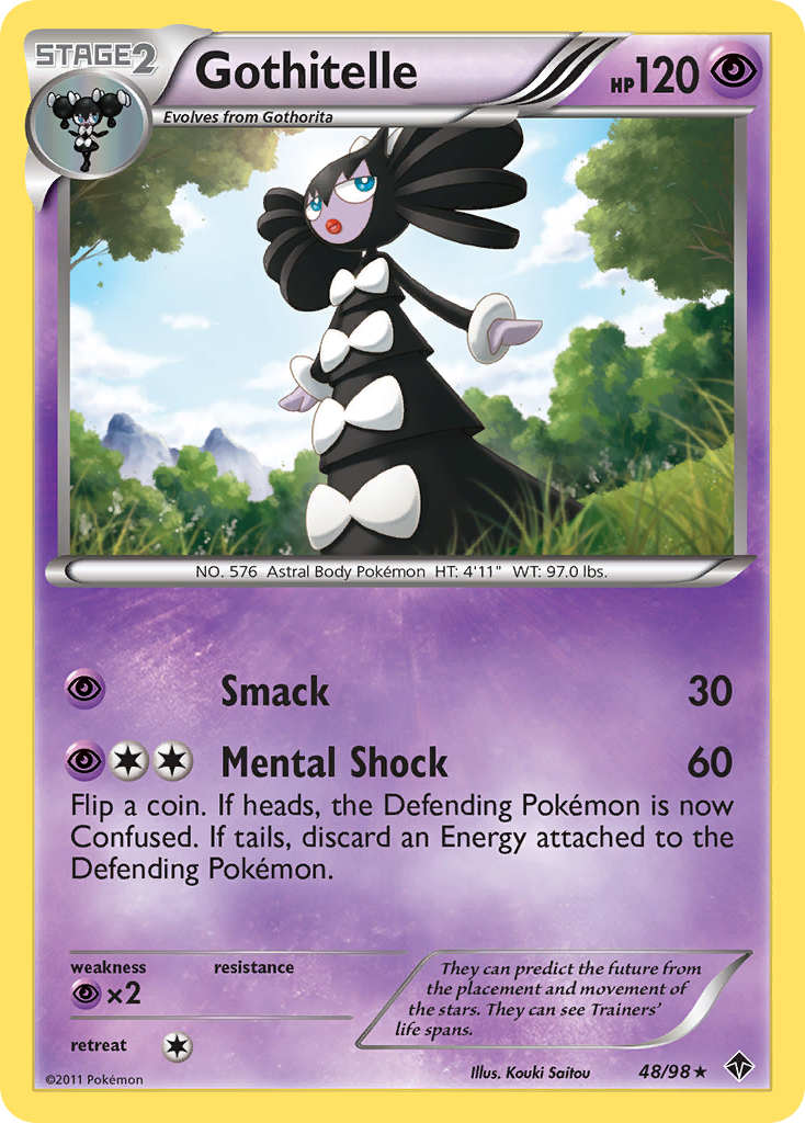 Gothitelle (48/98) [Black & White: Emerging Powers] | Card Merchant Takapuna