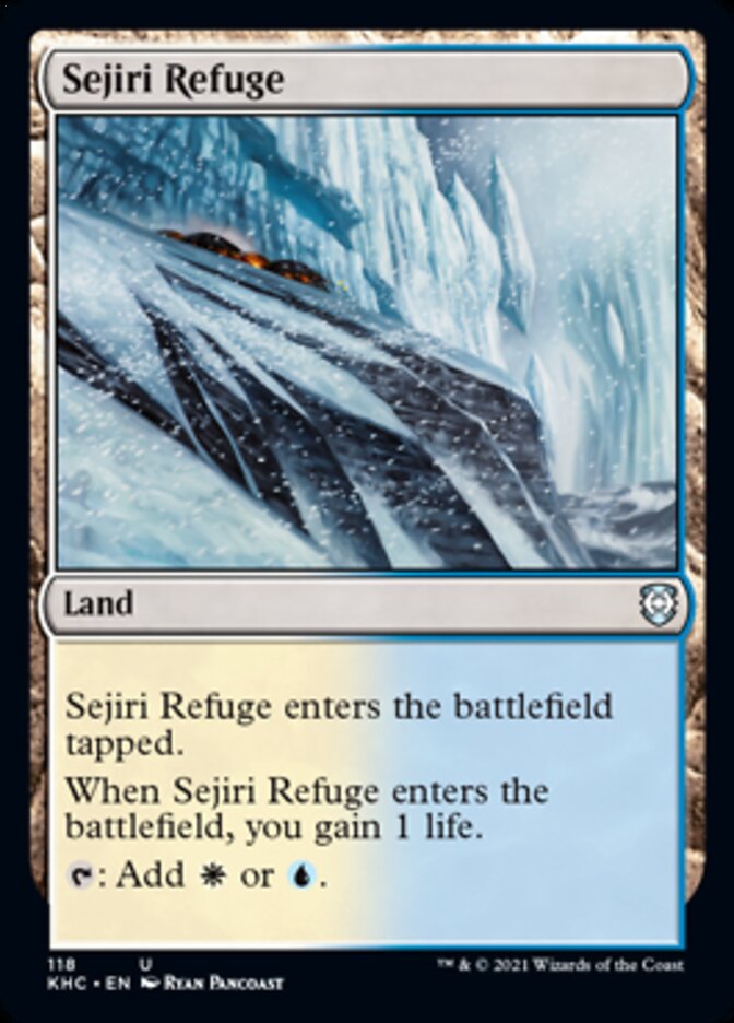 Sejiri Refuge [Kaldheim Commander] | Card Merchant Takapuna