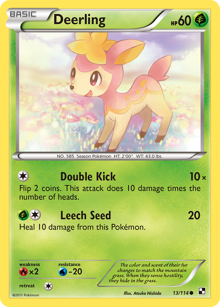 Deerling (13/114) [Black & White: Base Set] | Card Merchant Takapuna