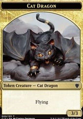 Cat Dragon // Dragon (006) Double-Sided Token [Commander 2017 Tokens] | Card Merchant Takapuna