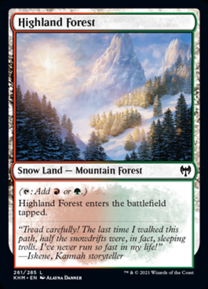 Highland Forest [Kaldheim] | Card Merchant Takapuna