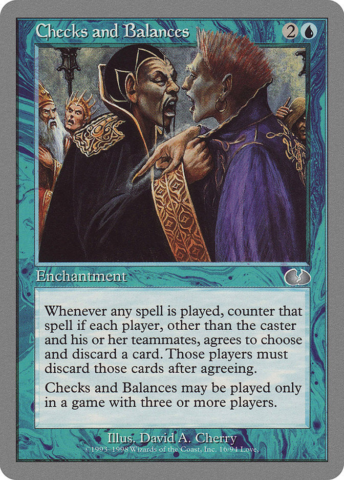 Checks and Balances [Unglued] | Card Merchant Takapuna