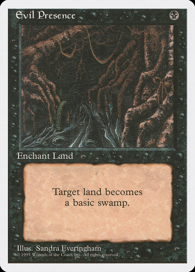 Evil Presence [Fourth Edition] | Card Merchant Takapuna