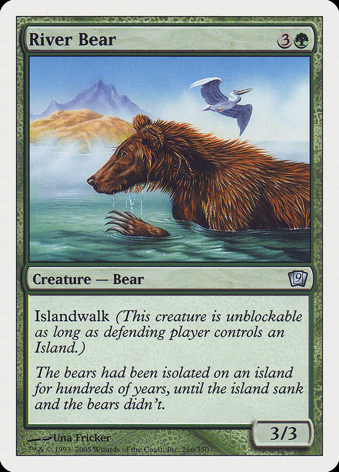 River Bear [Ninth Edition] | Card Merchant Takapuna